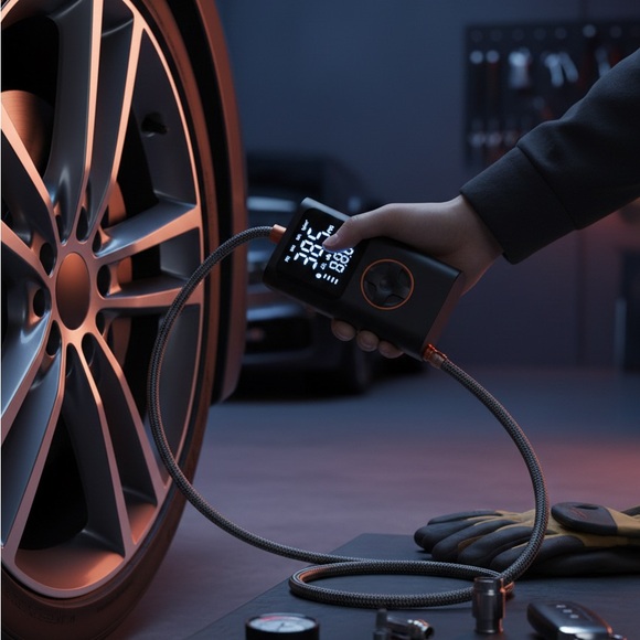 Digital Tire Inflator with LED Display - Picture 2 of 8